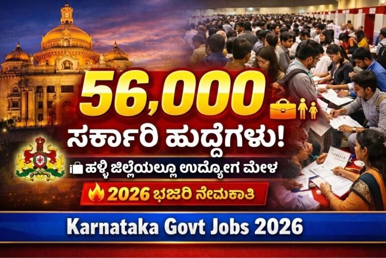 Karnataka Govt Jobs 2026