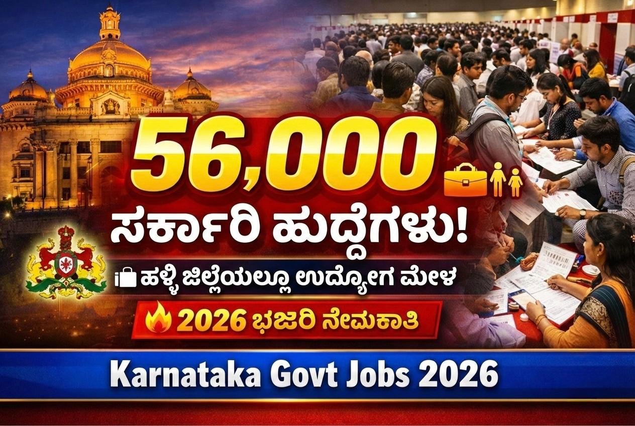 Karnataka Govt Jobs 2026