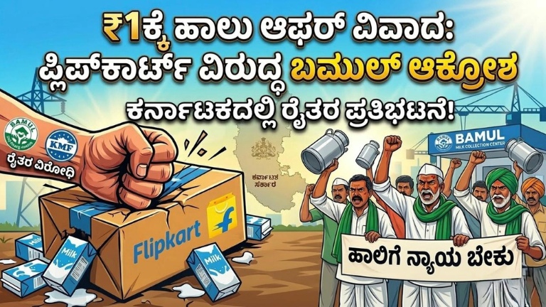 ₹1ಕ್ಕೆ ಹಾಲು ಮಾರಾಟ ಆಫರ್ ವಿವಾದ