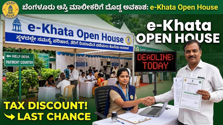 ಬೆಂಗಳೂರು ಆಸ್ತಿ ಮಾಲೀಕರಿಗೆ ದೊಡ್ಡ ಅವಕಾಶ