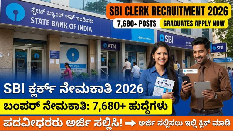 SBI Clerk Recruitment 2026